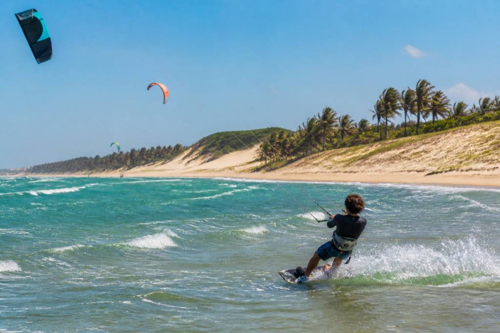 Vento terral no Ceará: como aproveitar as melhores condições para surf e kitesurf